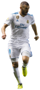 Karim Benzema football render