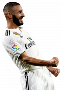 Karim Benzema football render