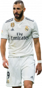 Karim Benzema football render