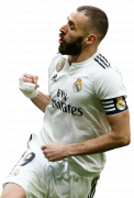 Karim Benzema football render