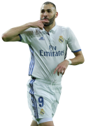 Karim Benzema football render