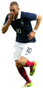 Karim Benzema football render