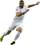 Karim Benzema football render