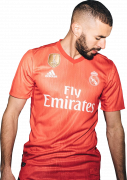 Karim Benzema football render