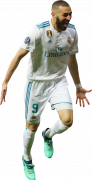 Karim Benzema football render