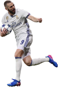 Karim Benzema football render