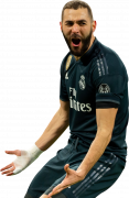 Karim Benzema football render