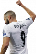 Karim Benzema football render