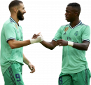 Karim Benzema & Vinícius Júnior football render