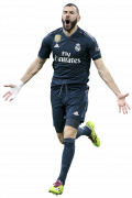 Karim Benzema football render