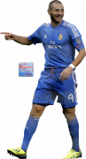 Karim Benzema football render