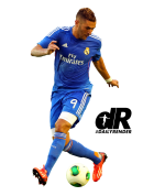 Karim Benzema football render