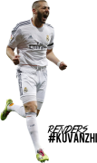 Karim Benzema football render