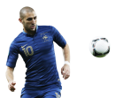 Karim Benzema football render