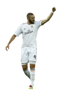 Karim Benzema football render