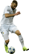 Karim Benzema football render