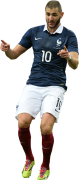 Karim Benzema football render