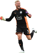 Kasper Schmeichel football render