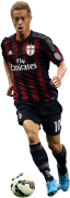 Keisuke Honda football render