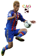 Keisuke Honda football render