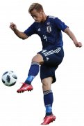 Keisuke Honda football render