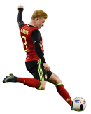 Kevin De Bruyne football render