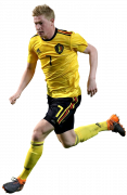 Kevin De Bruyne football render