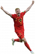 Kevin De Bruyne football render