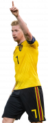 Kevin De Bruyne football render