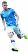 Kevin De Bruyne football render