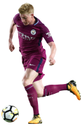 Kevin De Bruyne football render