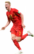 Kevin De Bruyne football render