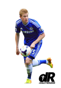 Kevin de Bruyne football render