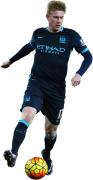 Kevin De Bruyne football render