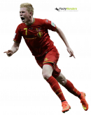 Kevin De Bruyne football render