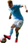 Kevin De Bruyne football render