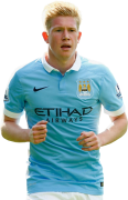 Kevin De Bruyne football render