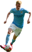 Kevin De Bruyne football render