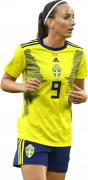 Kosovare Asllani football render