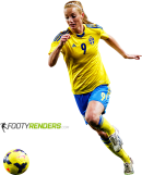 Kosovare Asllani football render