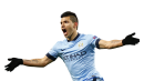 Sergio Aguero football render