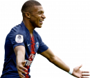 Kylian Mbappé football render