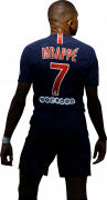 Kylian Mbappé football render