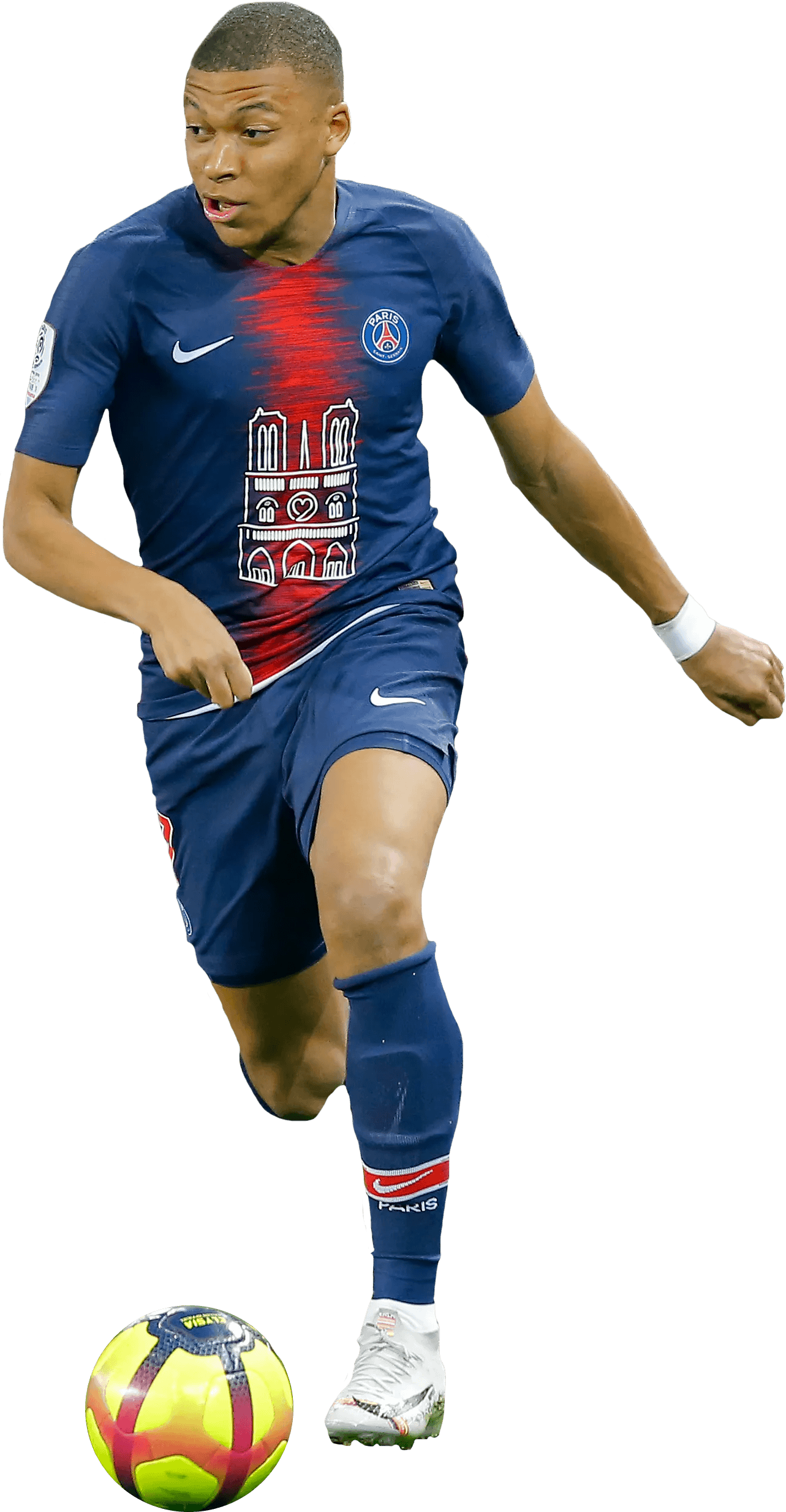 Kylian Mbappé football render - 53025 - FootyRenders