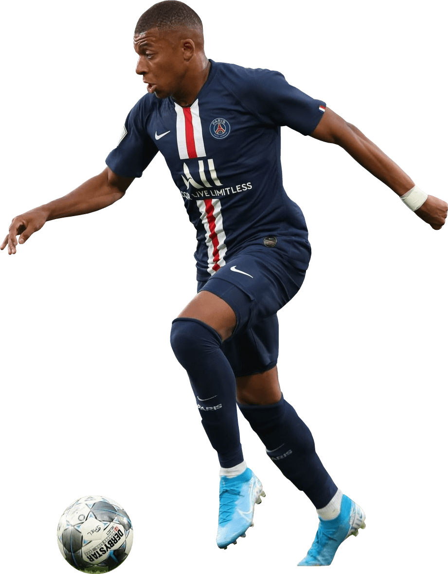 Kylian Mbappé football render - 56087 - FootyRenders