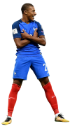 Kylian Mbappé football render