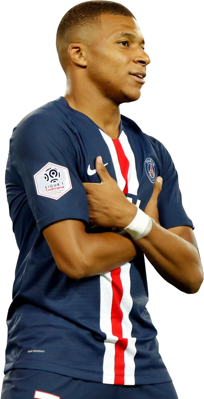 Kylian Mbappe football render - 58002 - FootyRenders