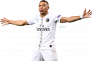 Kylian Mbappé football render