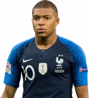 Kylian Mbappé football render