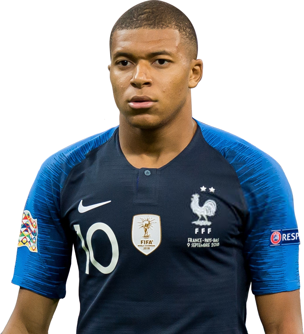 Kylian Mbappé football render - 49232 - FootyRenders